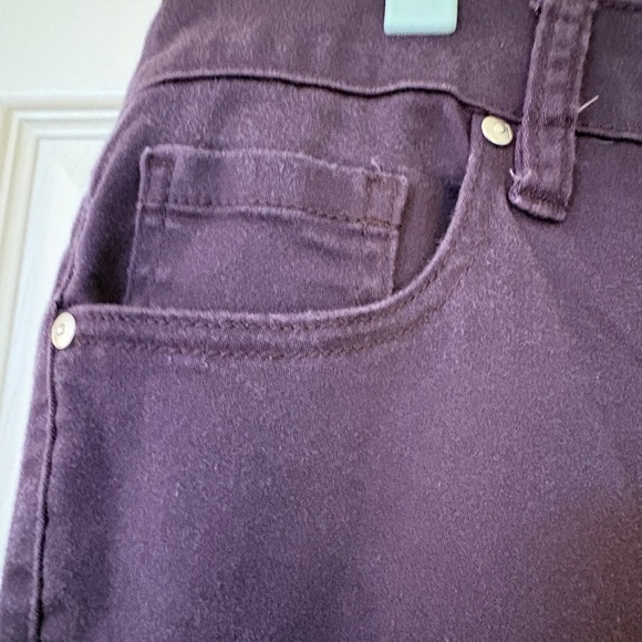 Purple jeans Lane Bryant Size 14P - Picture 3 of 5